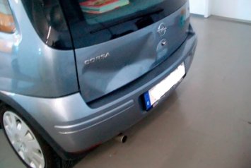 Referenzen Heckschaden eines Opel Corsa