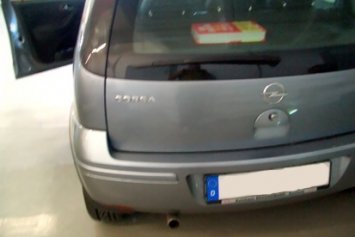 Referenzen Heckschaden eines Opel Corsa